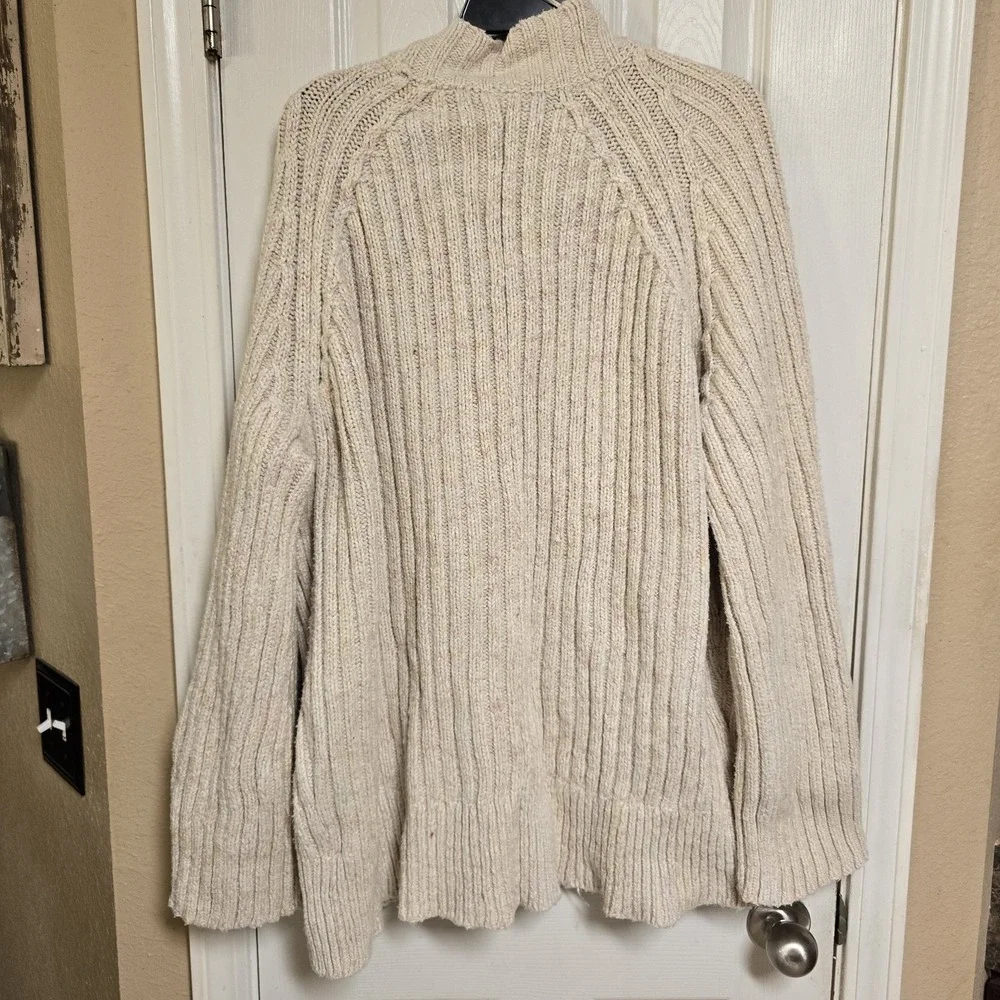 Women Free People Blossom Open Front Cardigan Size Large Chunky